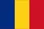 Bandeira da Romênia com link para um site que explica os mandamentos de Deus em romeno.