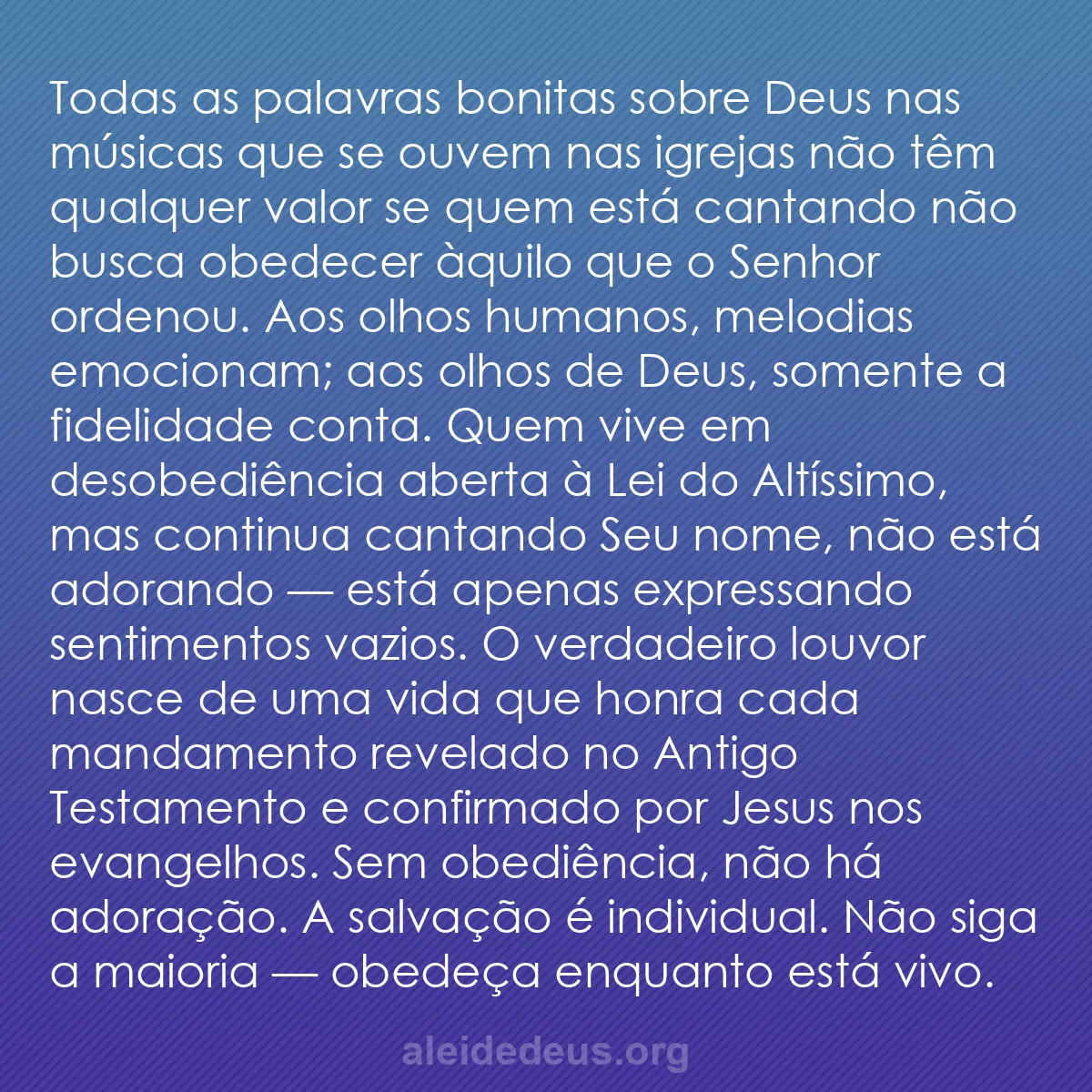 b0447 - Postagem sobre a Lei de Deus: Todas as palavras bonitas sobre Deus nas músicas que...